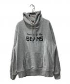 BEAMSビームス）の古着「45th Classic Logo Products/パーカー」｜グレー