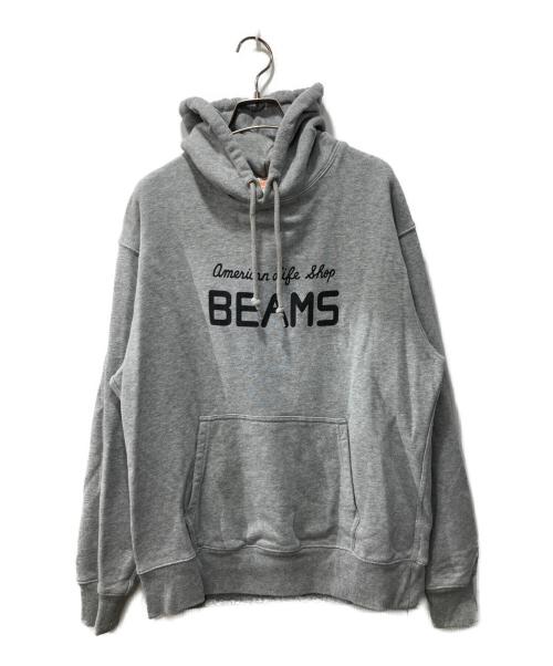 BEAMS（ビームス）BEAMS (ビームス) 45th Classic Logo Products/パーカー グレー サイズ:Lの古着・服飾アイテム