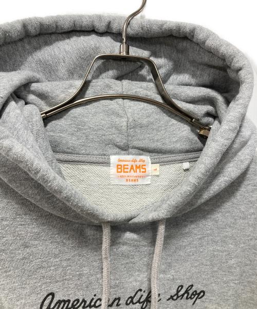 BEAMS（ビームス）BEAMS (ビームス) 45th Classic Logo Products/パーカー グレー サイズ:Lの古着・服飾アイテム