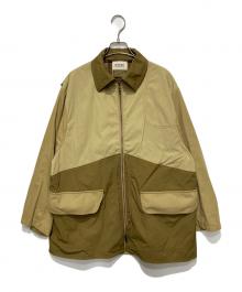 BEAMS BOY（ビームスボーイ）の古着「ハンティングディテールビッグコート」｜カーキ