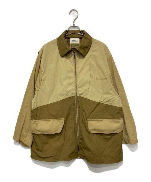 BEAMS BOY（ビームスボーイ）BEAMS BOY (ビームスボーイ) ハンティングディテールビッグコート カーキ サイズ:表記なしの古着・服飾アイテム