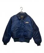 ALPHAアルファ）の古着「ミリタリージャケット」｜ネイビー