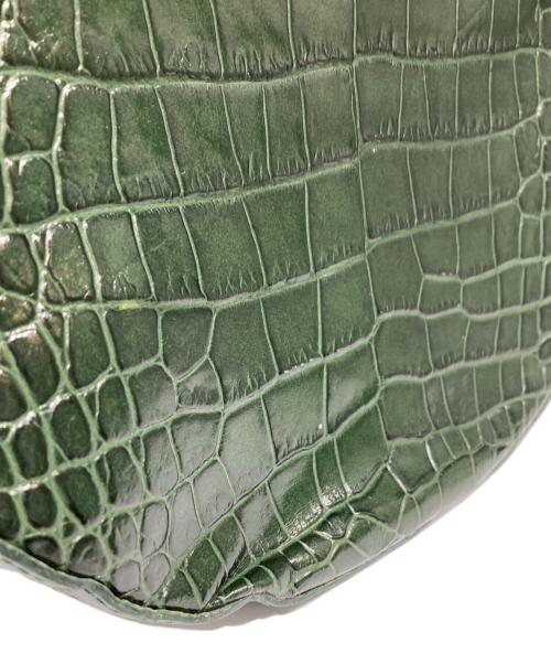 TL-180（ティーエルワンエイトゼロ）TL-180 (ティーエルワンエイトゼロ) 型押し2WAYバッグ グリーンの古着・服飾アイテム