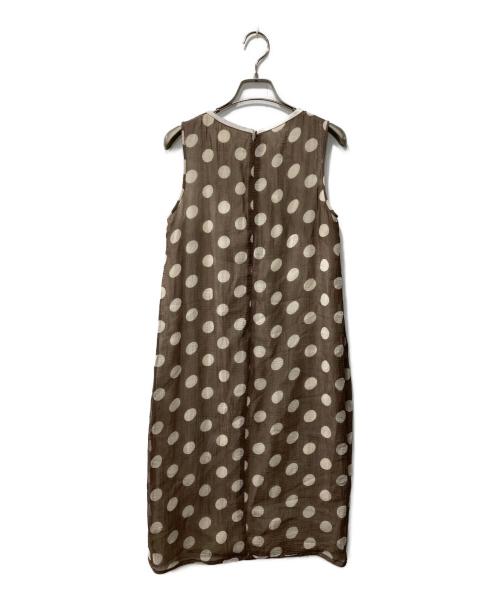 'S Max Mara（エスマックスマーラ）'S Max Mara (エスマックスマーラ) ノースリーブワンピース ベージュ サイズ:36の古着・服飾アイテム