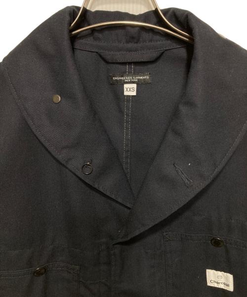 Engineered Garments（エンジニアド ガーメンツ）Engineered Garments (エンジニアドガーメンツ) Charcoal (チャコール) 別注 Shawl Coverall ブラック サイズ:XXSの古着・服飾アイテム