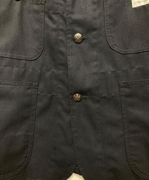 Engineered Garments（エンジニアド ガーメンツ）Engineered Garments (エンジニアドガーメンツ) Charcoal (チャコール) 別注 Shawl Coverall ブラック サイズ:XXSの古着・服飾アイテム