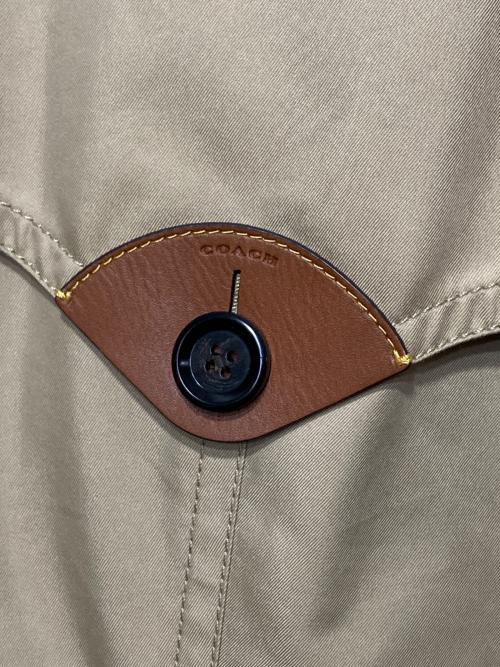 COACH（コーチ）COACH (コーチ) 襟ムートンライナー付トレンチコート ベージュ サイズ:Sの古着・服飾アイテム