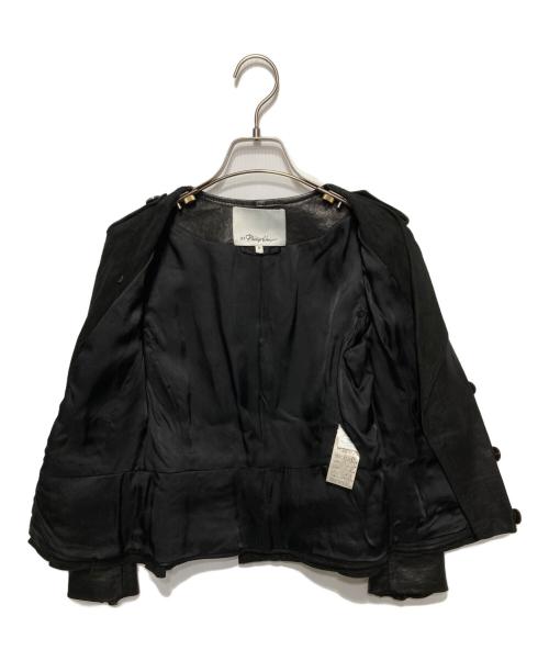 3.1 phillip lim（スリーワンフィリップリム）3.1 phillip lim (スリーワンフィリップリム) レザーライダースジャケット ブラックの古着・服飾アイテム