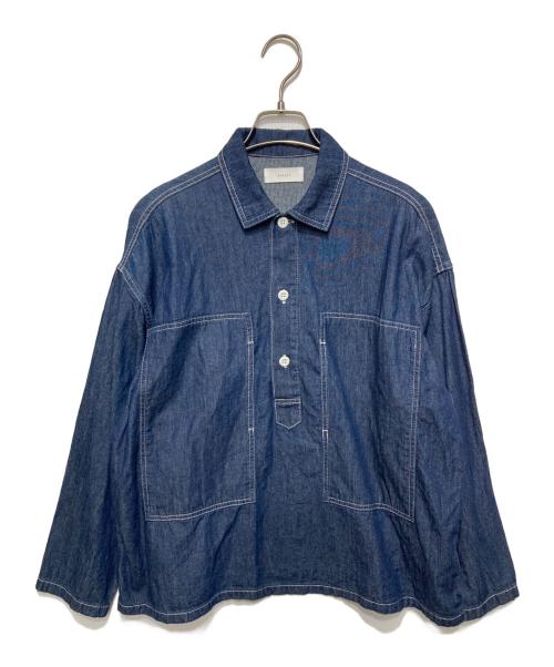 KAGURE（カグレ）kagure (カグレ) デニムプルオーバーシャツ インディゴ サイズ:FREEの古着・服飾アイテム