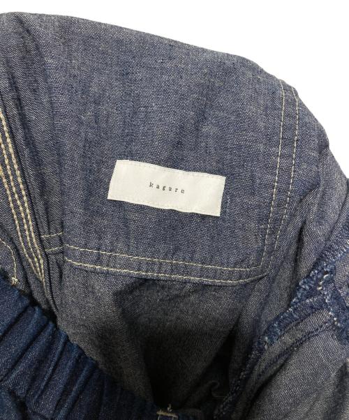 KAGURE（カグレ）kagure (カグレ) デニムボリュームパンツ インディゴ サイズ:FREEの古着・服飾アイテム