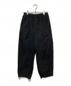 KAGUREカグレ）の古着「コットンクロップドパンツ」｜ブラック