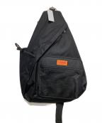 UNIVERSAL OVERALLユニバーサルオーバーオール）の古着「ワンショルダーボディワラバッグ」｜ブラック
