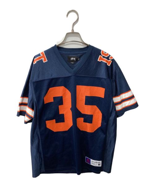 stussy（ステューシー）stussy (ステューシー) ゲームシャツ ネイビー サイズ:Mの古着・服飾アイテム