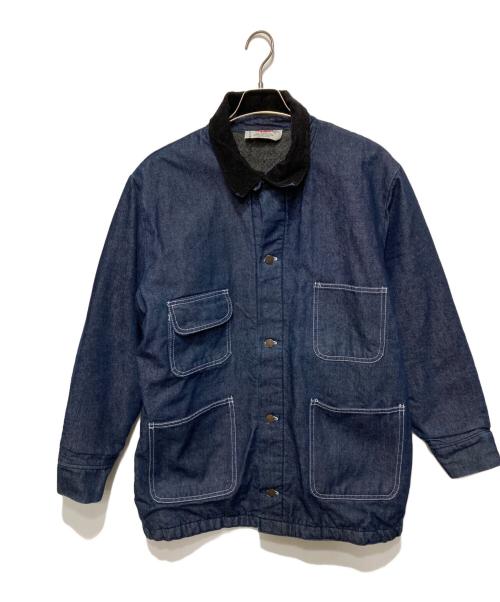 Bob Barker（ボブバーカー）Bob Barker (ボブバーカー) 裏地ブランケットカバーオール インディゴ サイズ:Mの古着・服飾アイテム