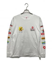 SUPREME×Castelli（シュプリーム×カステリ）の古着「SpongeBob Castelli Racing L/S Te」｜ホワイト