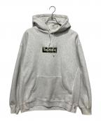 SUPREMEシュプリーム）の古着「Box Logo Hooded Sweatshirt」｜ライトグレー
