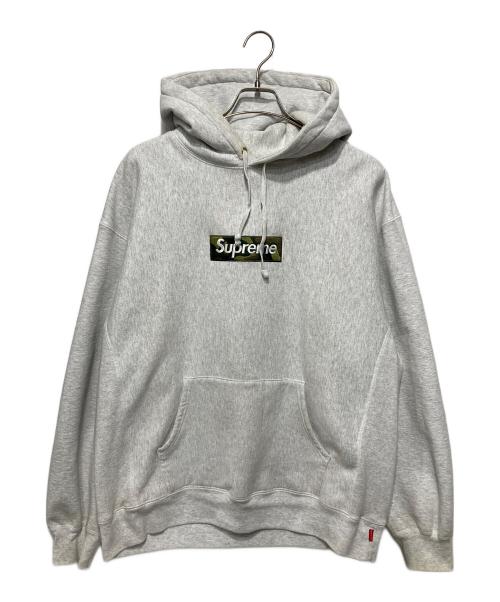 SUPREME（シュプリーム）Supreme (シュプリーム) Box Logo Hooded Sweatshirt ライトグレー サイズ:XLの古着・服飾アイテム