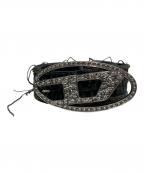 DIESELディーゼル）の古着「B-1DR STRASS ベルト」｜ブラック
