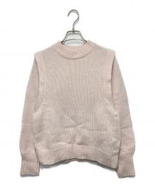 GALERIE VIE（ギャルリーヴィー）の古着「ファインウール レイヤードプルオーバー」｜ライトピンク