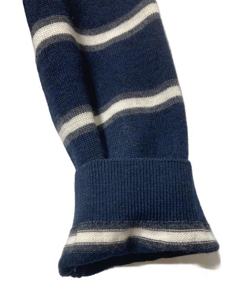 Gypsohila（ジプソフィア）Gypsohila (ジプソフィア) Knit Polo/ニットポロ/ポロシャツ ネイビー サイズ:Fの古着・服飾アイテム