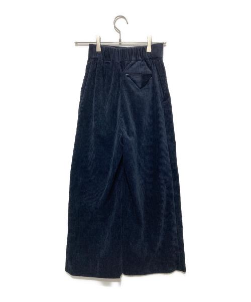 YORI（ヨリ）yori (ヨリ) shirocon チャンキーコーデュロイパンツ ネイビー サイズ:34の古着・服飾アイテム