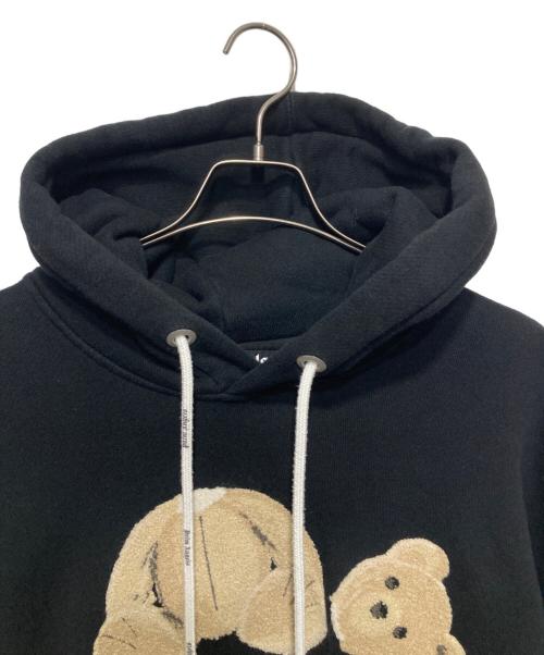 Palm Angels（パーム エンジェルス）Palm Angels (パーム エンジェルス) BEAR Hoodie/ベアフーディ/パーカー ブラック サイズ:XLの古着・服飾アイテム