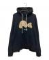 Palm Angels（パーム エンジェルス）の古着「BEAR Hoodie/ベアフーディ/パーカー」｜ブラック