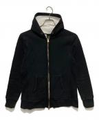 CAMBERキャンバー）の古着「裏サーマルジップパーカー」｜ブラック