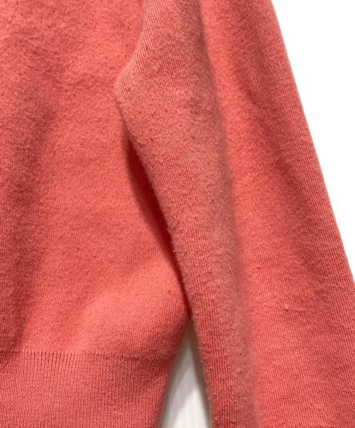 CABAN（キャバン）CABaN (キャバン) コットンカシミヤ クルーネックカーディガン ピンク サイズ:XSの古着・服飾アイテム