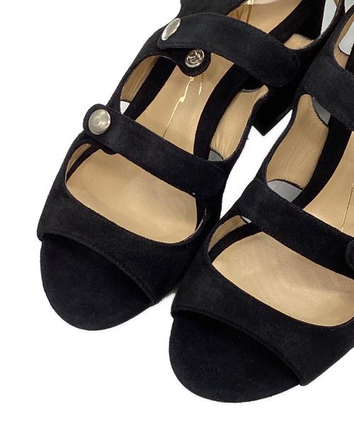 merlyn shoes（マーリンシューズ）merlyn shoes (マーリンシューズ) グラディエーターサンダル ブラック サイズ:36の古着・服飾アイテム