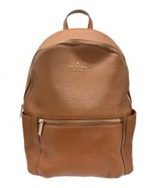 Kate Spade（ケイトスペード）の古着「レイラ ラージ ドーム バックパック」｜ブラウン