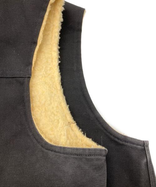 CarHartt（カーハート）CarHartt (カーハート) 裏ボア ダックベスト ブラック サイズ:2XLの古着・服飾アイテム