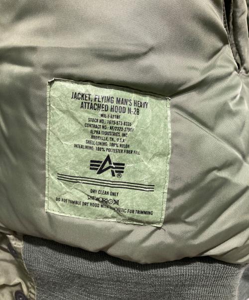 ALPHA（アルファ）ALPHA (アルファ) N-2Bフライトジャケット カーキ サイズ:XLの古着・服飾アイテム