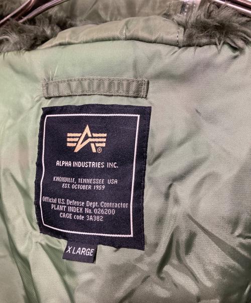 ALPHA（アルファ）ALPHA (アルファ) N-2Bフライトジャケット カーキ サイズ:XLの古着・服飾アイテム