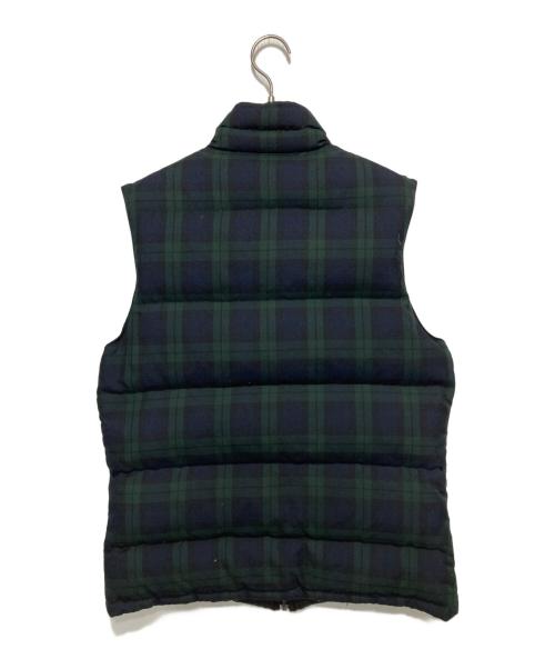 BURBERRY BLACK LABEL（バーバリーブラックレーベル）BURBERRY BLACK LABEL (バーバリーブラックレーベル) リバーシブルダウンベスト ネイビー×カーキ サイズ:Lの古着・服飾アイテム