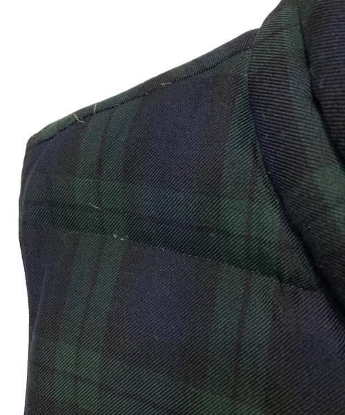 BURBERRY BLACK LABEL（バーバリーブラックレーベル）BURBERRY BLACK LABEL (バーバリーブラックレーベル) リバーシブルダウンベスト ネイビー×カーキ サイズ:Lの古着・服飾アイテム