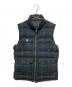 BURBERRY BLACK LABEL（バーバリーブラックレーベル）の古着「リバーシブルダウンベスト」｜ネイビー×カーキ