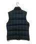 BURBERRY BLACK LABEL (バーバリーブラックレーベル) リバーシブルダウンベスト ネイビー×カーキ サイズ:L：7000円