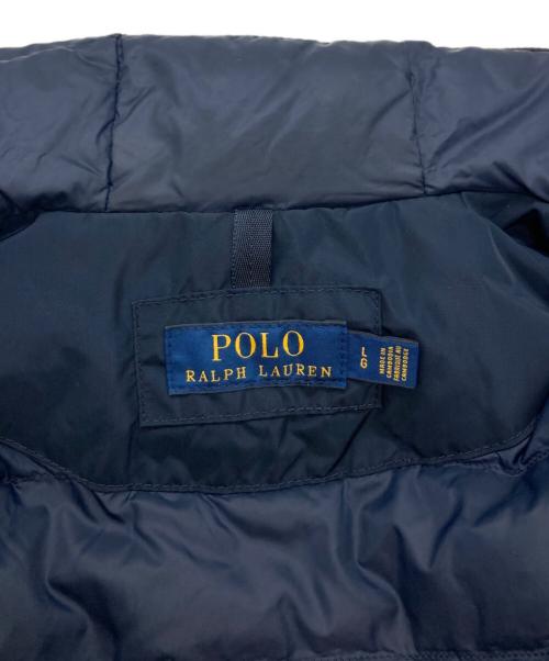 POLO RALPH LAUREN（ポロ・ラルフローレン）POLO RALPH LAUREN (ポロ・ラルフローレン) ダウンジャケット ネイビー サイズ:Lの古着・服飾アイテム