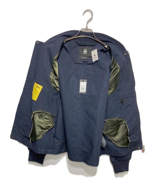 G-STAR RAW（ジースターロゥ）G-STAR RAW (ジースターロゥ) Stadial Bomber Jacket ネイビー サイズ:Sの古着・服飾アイテム