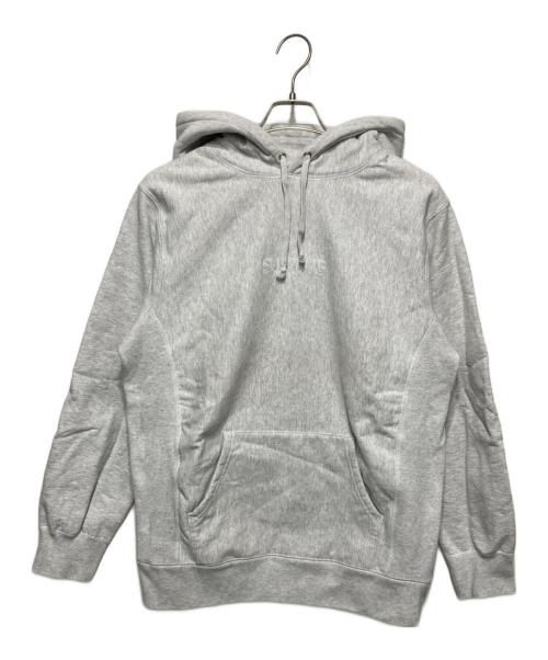 SUPREME（シュプリーム）SUPREME (シュプリーム) Tonal Embroidered Hooded Sweatshirt ライトグレー サイズ:Lの古着・服飾アイテム