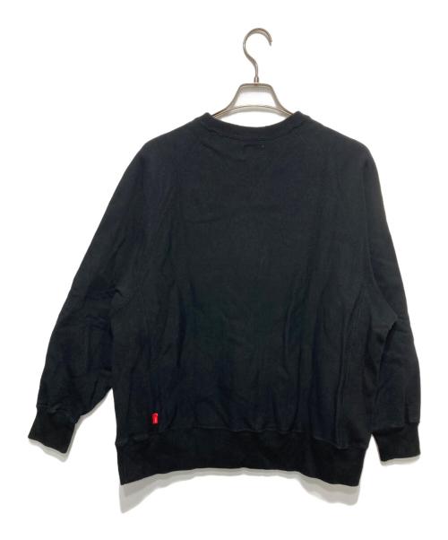 WTAPS（ダブルタップス）WTAPS (ダブルタップス) クルーネックスウェット ブラック サイズ:Lの古着・服飾アイテム
