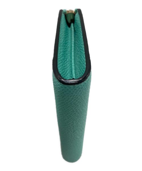 Valextra（ヴァレクストラ）Valextra (ヴァレクストラ) ジップキーホルダー ターコイズの古着・服飾アイテム