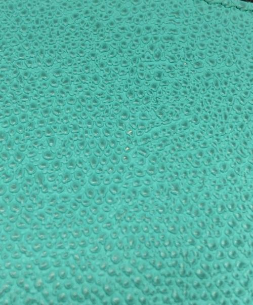 Valextra（ヴァレクストラ）Valextra (ヴァレクストラ) ジップキーホルダー ターコイズの古着・服飾アイテム