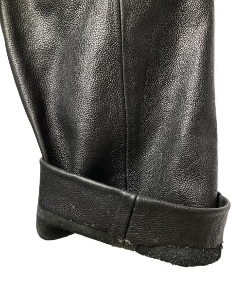 THE DEGNER CLASSIC BRAND（ザ・デグナー・クラシック・ブランド）the DEGNER CLASSIC BRAND (デグナークラシックブランド) レザーパンツ ブラック サイズ:Mの古着・服飾アイテム