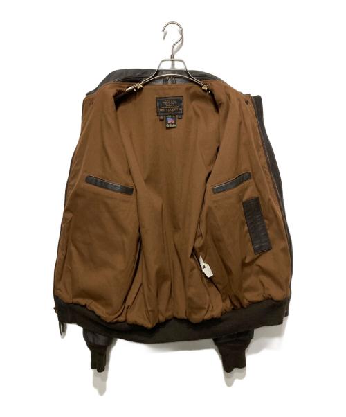 COCKPIT USA（コックピットユーエスエー）cockpit USA (コックピットユーエスエー) TYPE A-2 レザージャケット ブラウン サイズ:Ⅼの古着・服飾アイテム