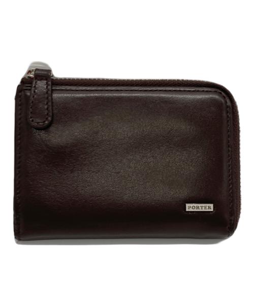 PORTER（ポーター）PORTER (ポーター) SHEENコイン＆パスケース ブラウンの古着・服飾アイテム