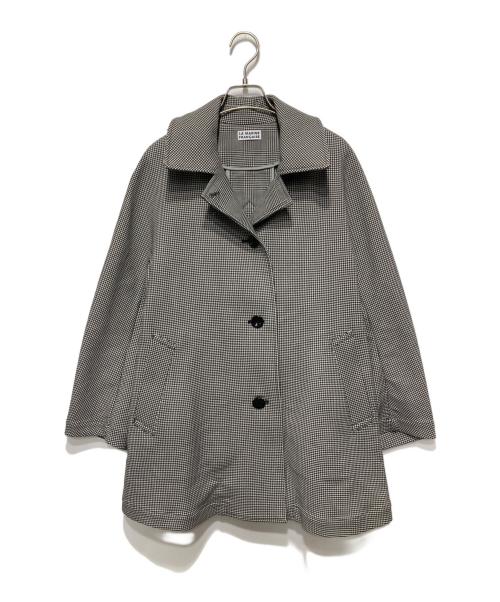 LA MARINE FRANCAISE（マリンフランセーズ）LA MARINE FRANCAISE (マリンフランセーズ) リバーチェックステンカラーコート グレー サイズ:Fの古着・服飾アイテム
