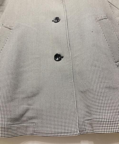 LA MARINE FRANCAISE（マリンフランセーズ）LA MARINE FRANCAISE (マリンフランセーズ) リバーチェックステンカラーコート グレー サイズ:Fの古着・服飾アイテム