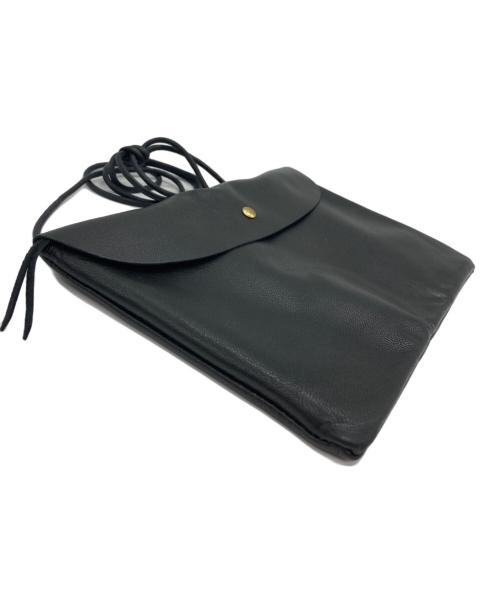 CLASKA（クラスカ）CLASKA (クラスカ) レザーサコッシュ ブラックの古着・服飾アイテム